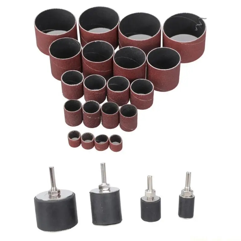A2BE 16x Sanding Drum #60 #80 #120 for Contouring Buffing out Irregular Tools