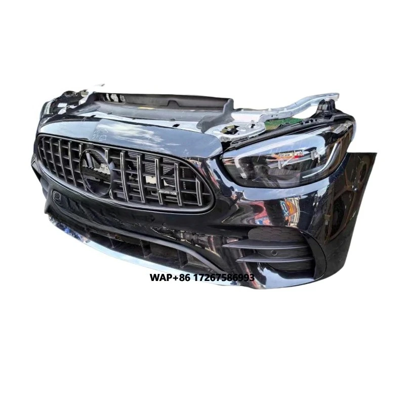 

Передний бампер в сборе для E-Class 213 2021-2023, передняя решетка радиатора в сборе, электронный вентилятор охлаждения бака для воды в сборе