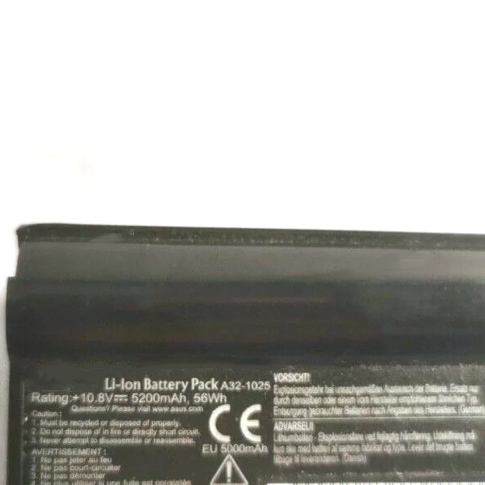 A32-1025 10.8V 5200mAh Original Laptop Battery for Asus Eee PC 1025C 1025C 1225 1225B 1225C R052CE