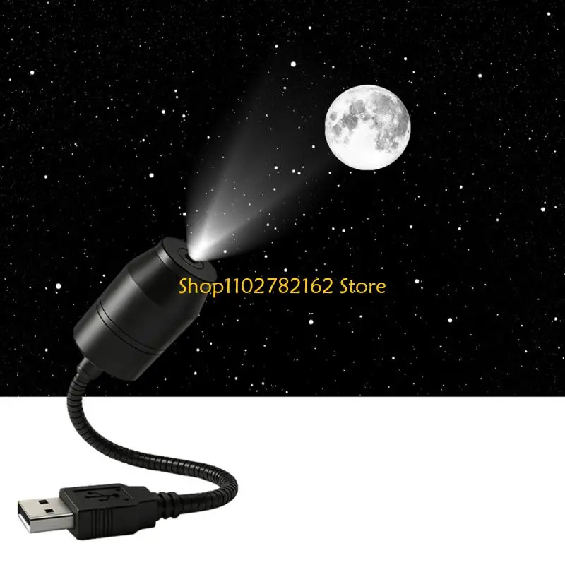547B USB Interior Projector Light Decoration for Car Owners and Night Driving