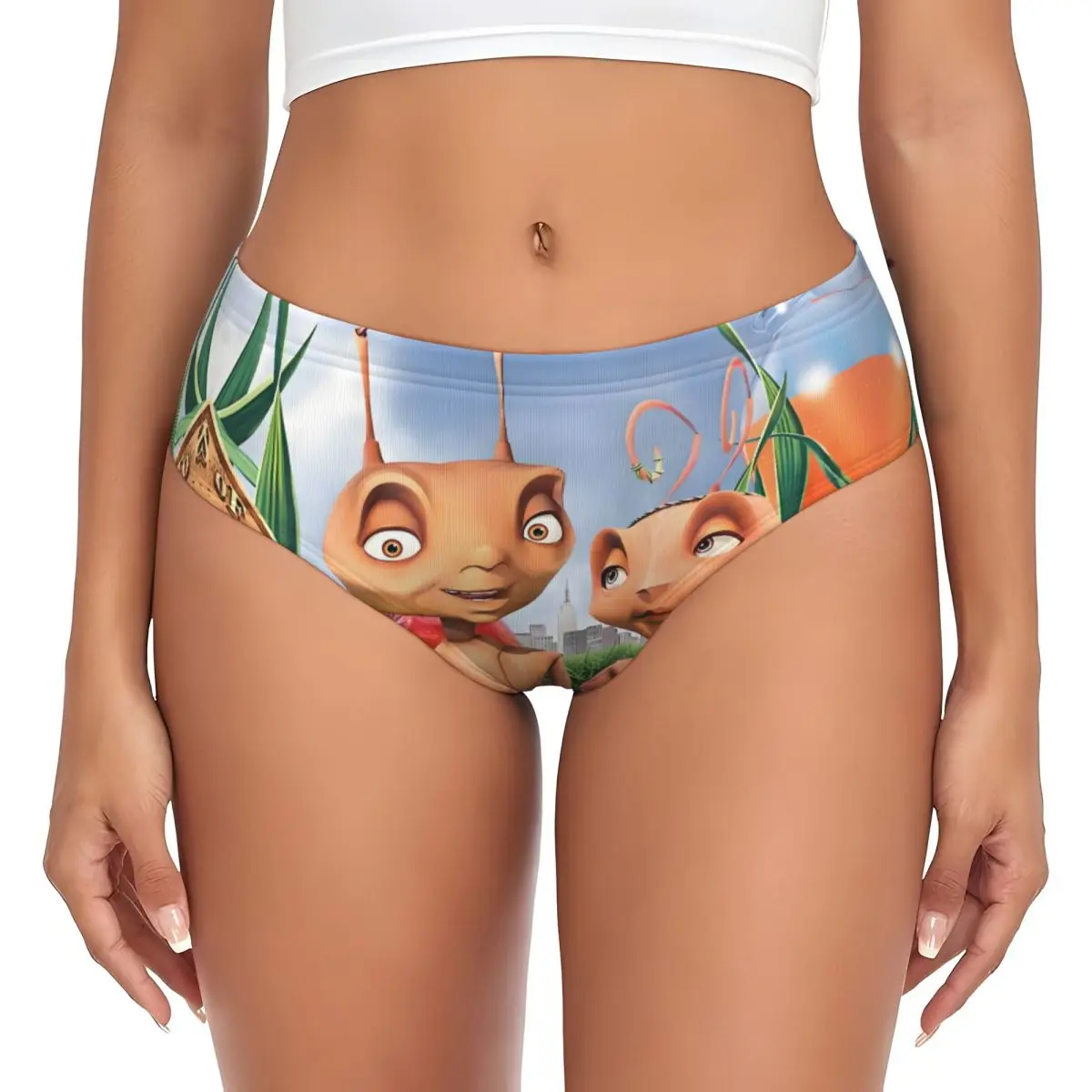 مخصص أنيمي النمل الفتوة الكرتون سراويل قصيرة المرأة تنفس تمتد الخيال مغامرة فيلم كوميدي الملابس الداخلية