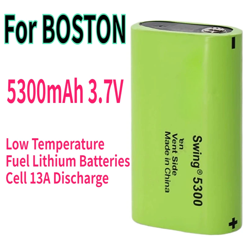 New Battery For BOSTON POWER SWING 5300 5300mAh 3.7V Low Temperature Fuel Lithium Batteries Cell 13A Discharge