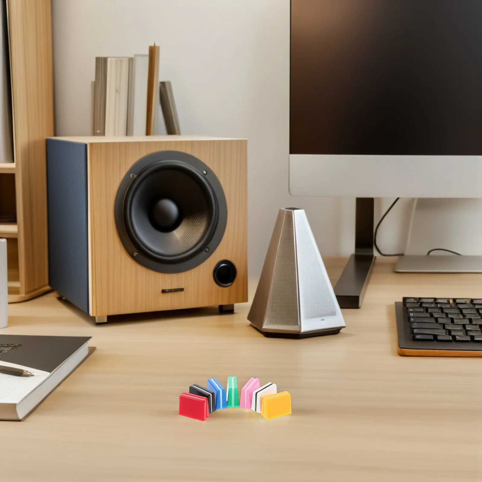 

14pcs Controller Fader Caps 4Mm Slider Knob Replacement For Audio Mixer Universal Fit Mixing Console Accessories Dj Equipment