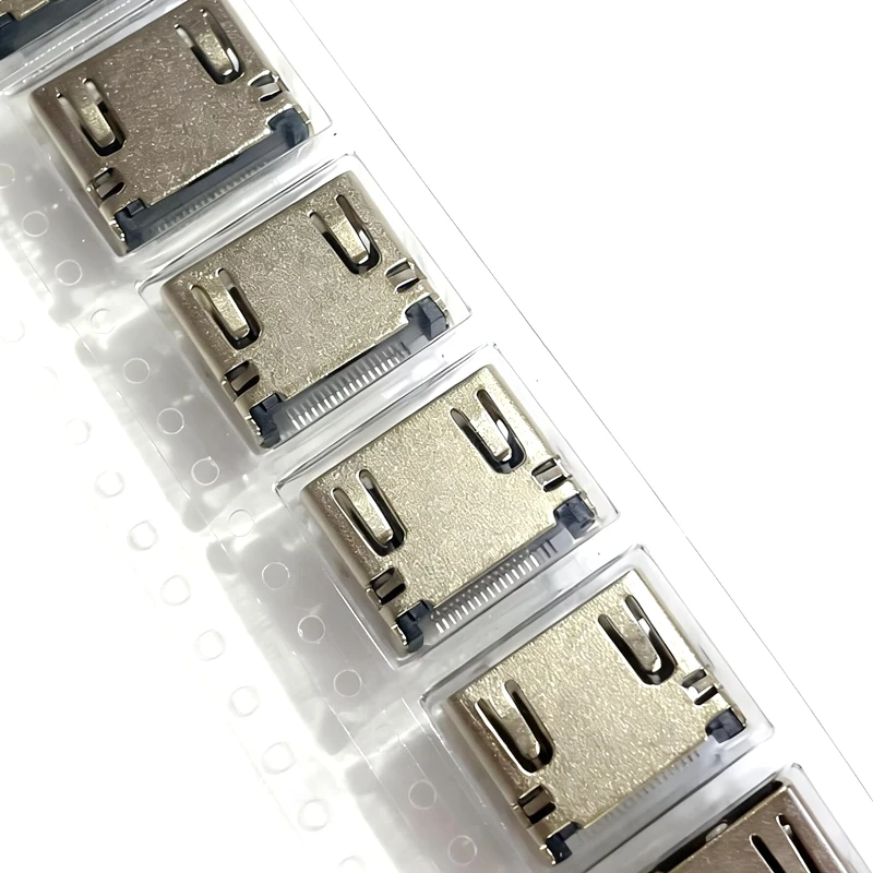 

10 шт. HDMI-совместимые разъемы-гнезда (19-контактные, 19P), угловые, SMT/SMD, 90 градусов, позолоченные, HD, 19 PIN