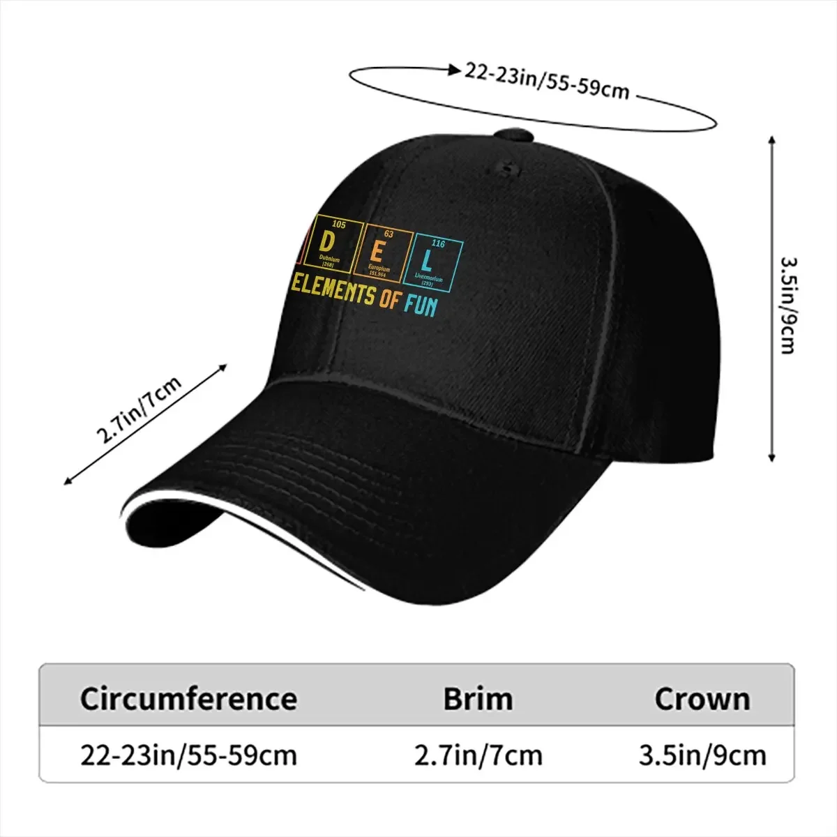 Washed Men's Baseball Cap Padel The Elements Racket Science Trucker Snapback Caps Dad Hat Chemistry Golf Hats