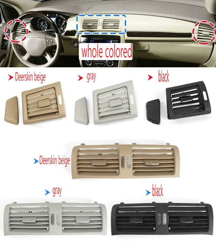 

Apply to W251 R300 R320 R350 R400 R500 Air conditioning outlet Dial the one-sided plate Rear air outlet pan