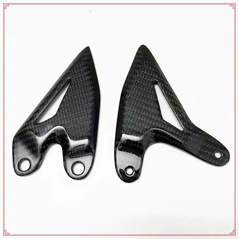 

Carbon Fiber Heel Guards Motorcycle Pedals Rear Wheel Set Accessory For Kawasaki Ninja 500 2024