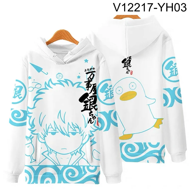 2024 NEW Gintama Gin San 3D Printing Men/Women Autumn Fashion Japanese Anime Hoodies Sweatshirt Long Sleeves Pollover Plus Size