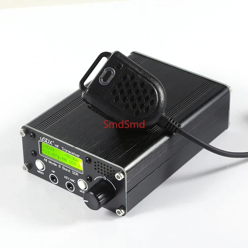 R1.02W  3-5W USDX+ SDR Transceiver All Mode 8 Band HF Ham Radio QRP CW Transceiver 80M/60M/40M/30M/20M/17M/15M/10M
