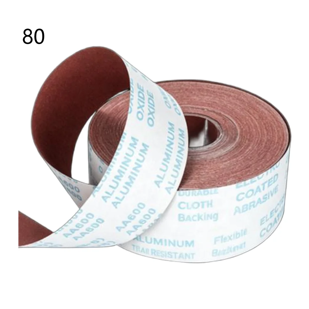 4 Inch Emery Cloth Roll 60-600 Grit Red Sandpaper For Woodworking Metal Polishing Wet Dry Hand Tear Abrasive Tool 1m Length