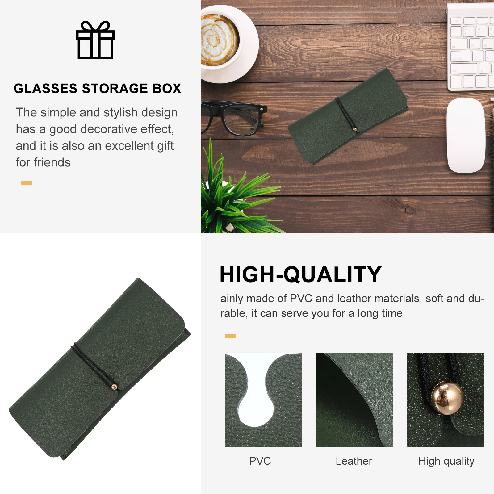 

3 Pcs Glasses Storage Bag Practical Eyewear Organizer Sunglass Personality Lightweight Case Women Travel Pvc Sunglasses