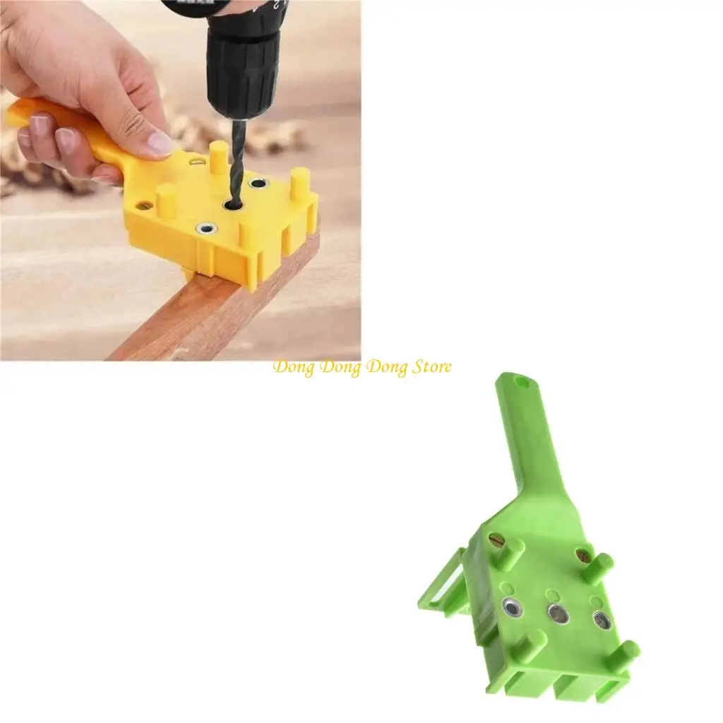 

4XBA Adjustable Woodworking Drill Guide Tool Hole Locator Positioning Tool for Accurate Hole Positioning on Various Fronts