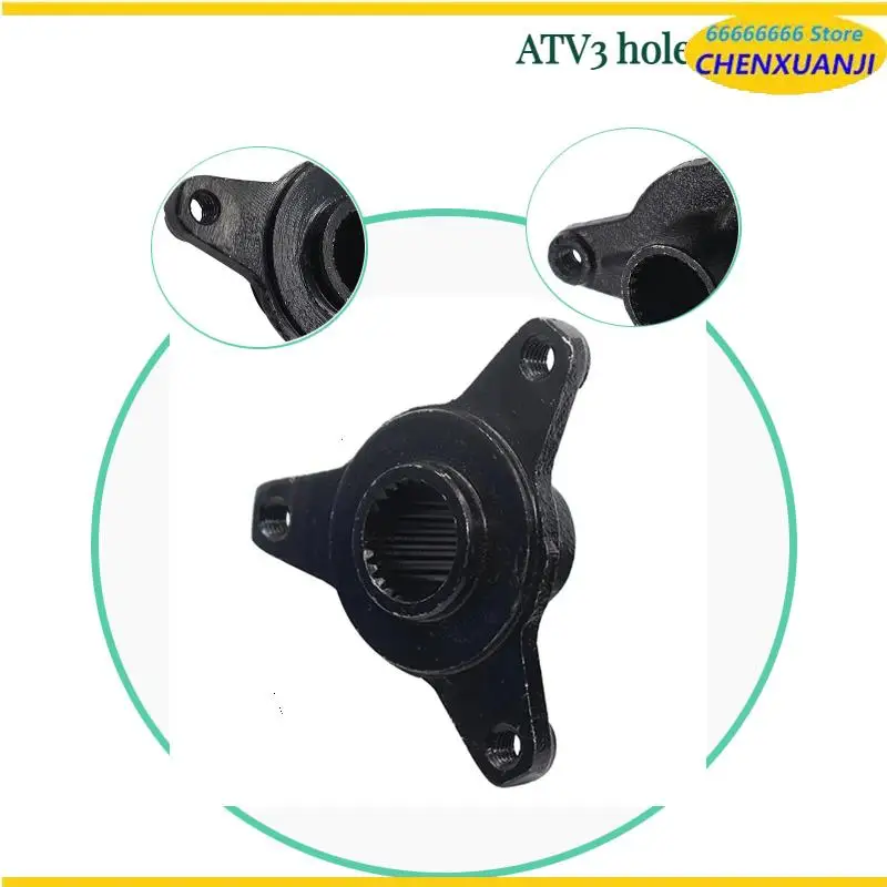 

3 hole rotating flange 23 teeth Rear Wheel Hub ATV modified beach car mini electric vehicle4 wheels Accessories