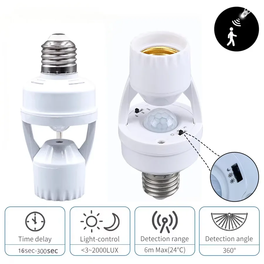 E27 Pir Motion Sens…