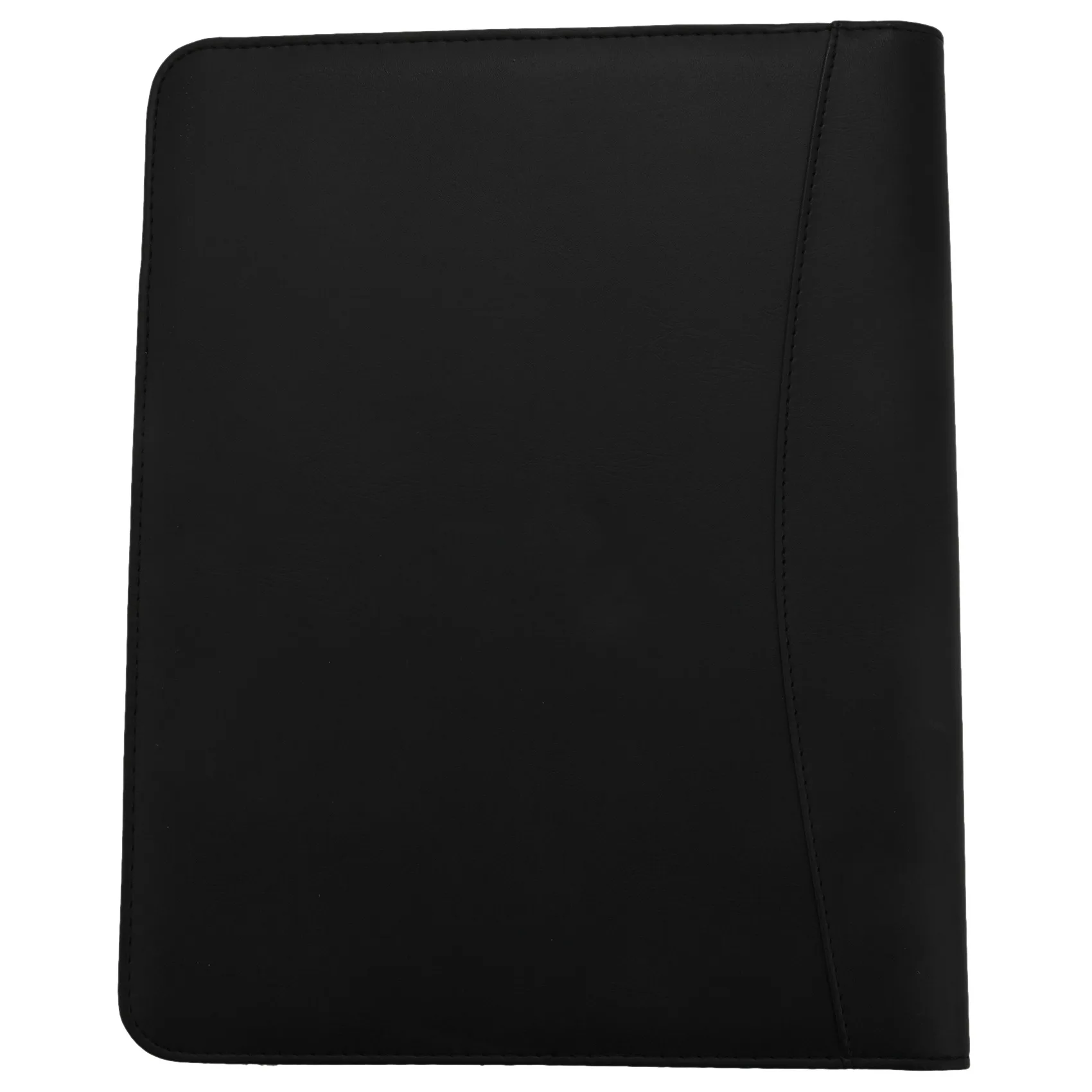 A34M-A4 Leather 3 Ring Business Binder Padfolio Multipurpose Padfolio With Notebook Pad For Interview & Business