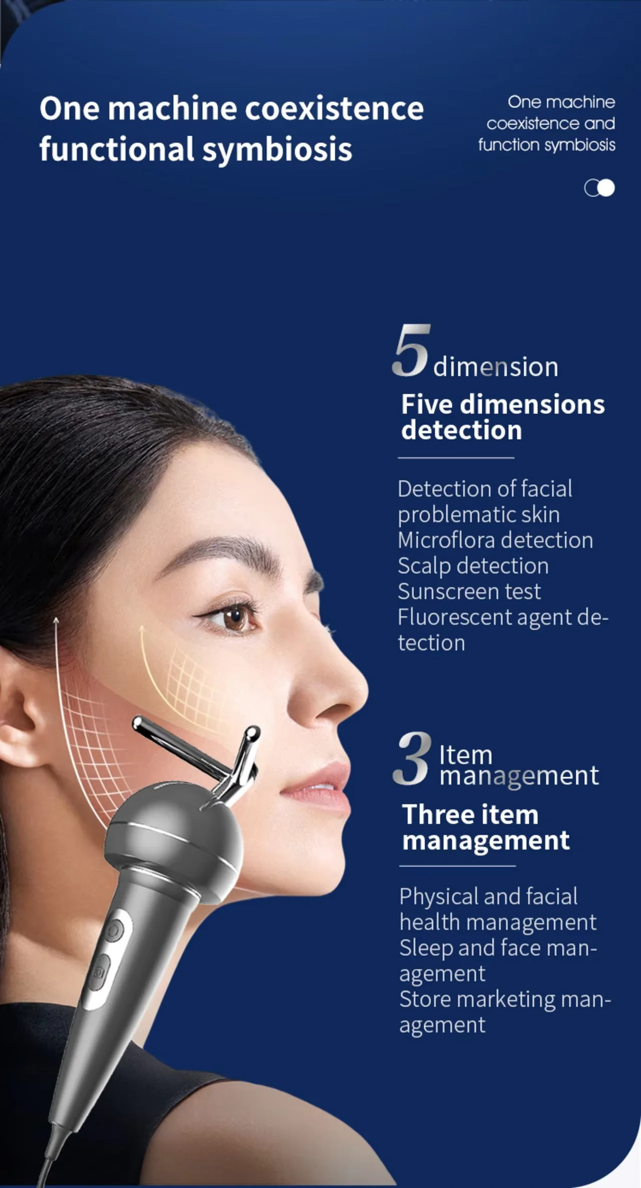 NEW X5 Pro AI Skin Scalp Analyzer Full Body Multi Spectral Scan Beauty Equipment With Multi Language Support
