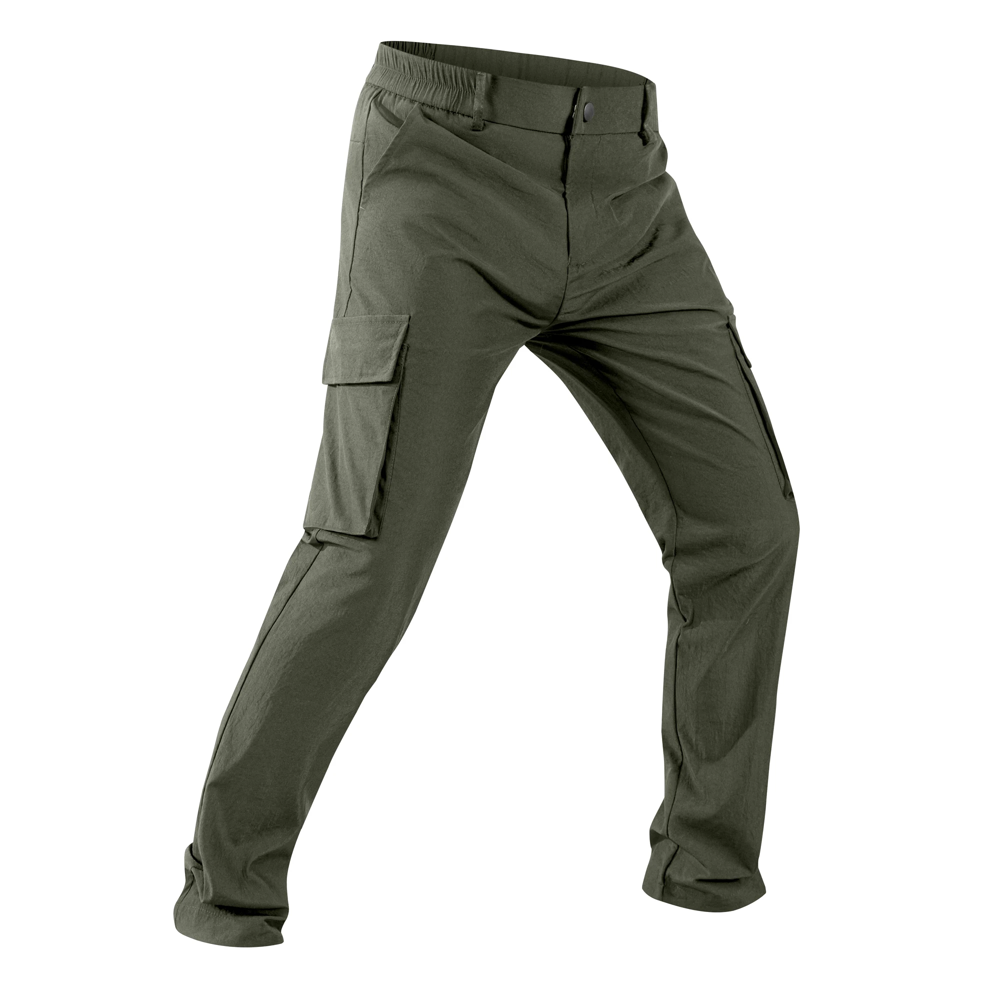 

Men's Fashion Cargo Pants, Outdoor Casual Pants, Multi-Pocket Cargo Pants with Front Placket, Straight-Leg Solid Color Loose Fit, Suitable for Outdoor Hiking, Jogging, and Cycling Boyfriend Father Gift