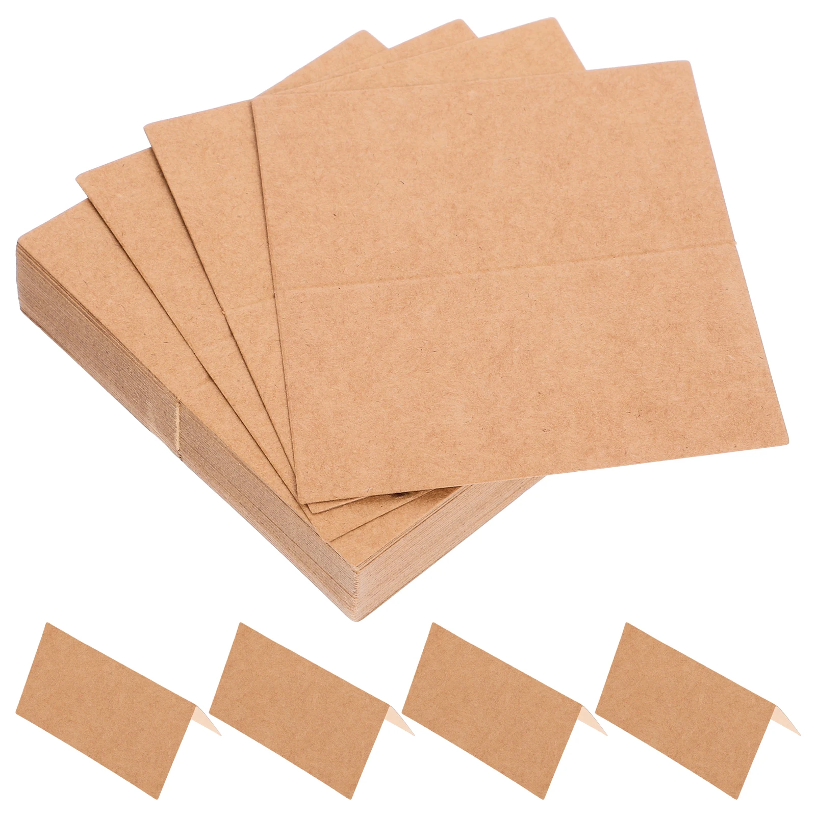 

50pcs Table Wedding Seat Name Place Foldable Tented Paper Cards for Banquet Party Elegant Seating Event Dinner Table Number