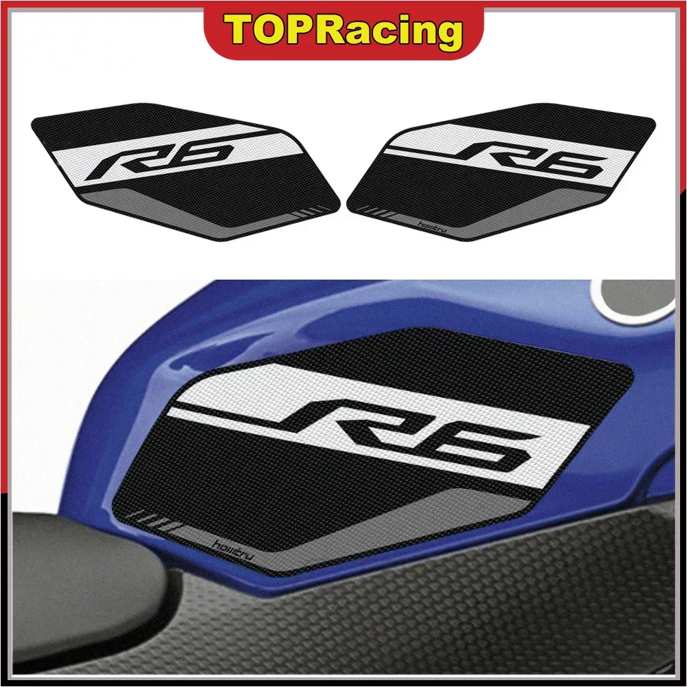 

For Yamaha YZF R6 2008-2016 Sticker Motorcycle Side Tank Pad Protection Knee Grip Mats