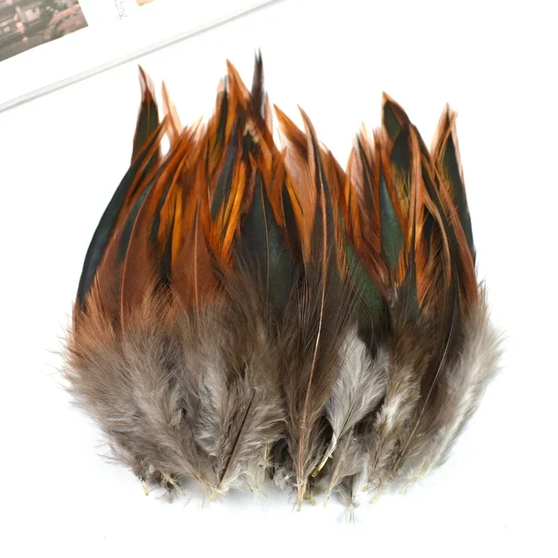 20 قطعة ريش الدراج الطبيعي للحرف اليدوية لتقوم بها بنفسك التطريز اليدوية اكسسوارات حلم كرنفال حفل زفاف الديكور