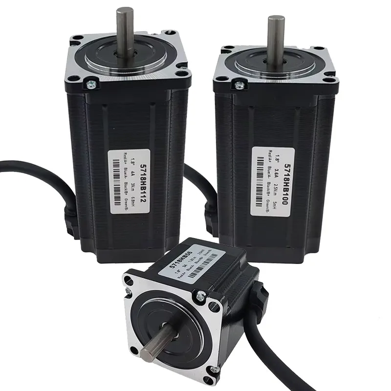 

57BYG Nema 23 Stepper Motor Hybrid Driver 2 Phase 1.8 Degree 3A 1.2N.m 56mm 76mm 100mm 112mm Step Motor for CNC Machine