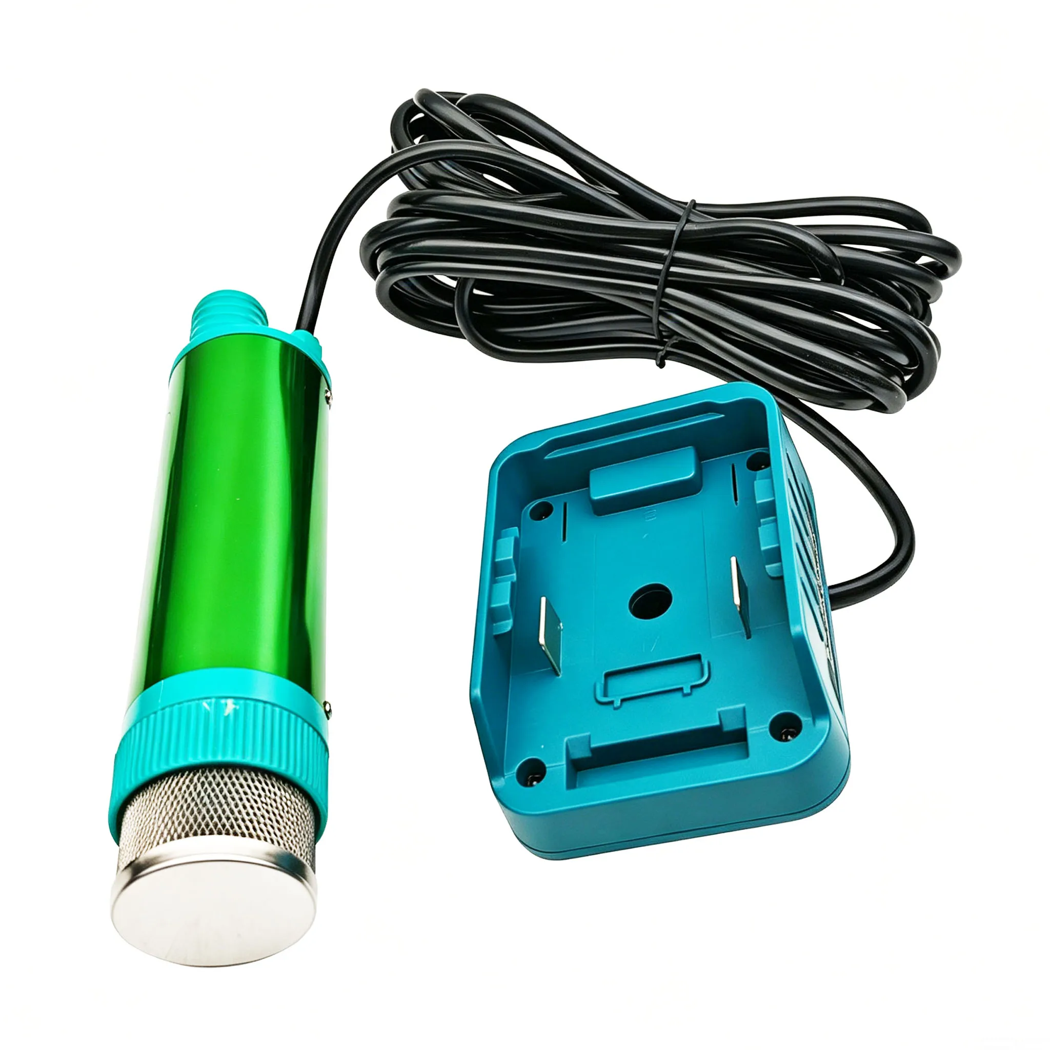 2-in-1 Öl- und Wasserpumpe für Makita 18V Akku, kabellose Diesel-Kraftstoff- und Öl-Transferpumpe, leistungsstarkes elektrisches Wasserpumpenset, passend für – Detail 6