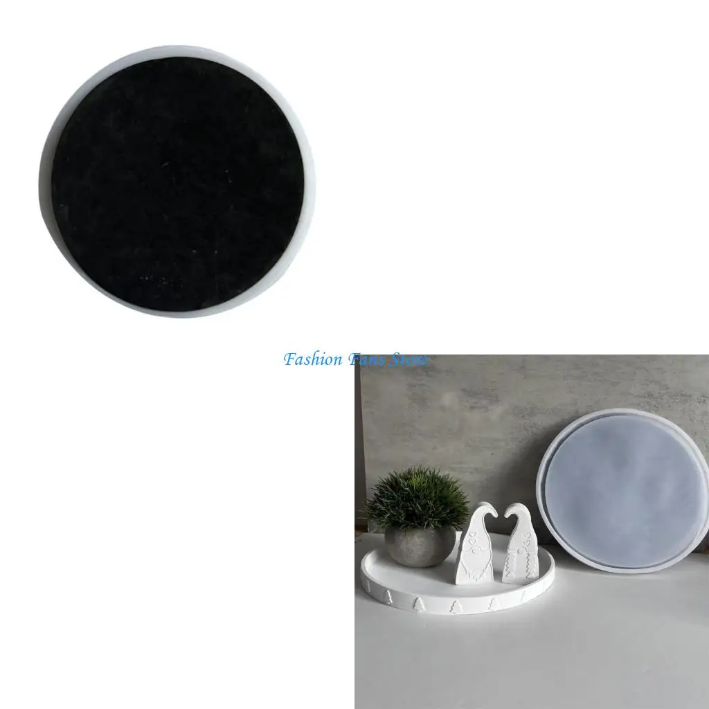 

Christmas Tree Pattern Handmade Tray Moulds Decorative Palte Moulds for Projects
