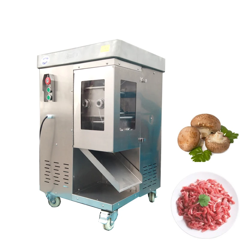 Meat Dicer Shred Mincer Machine Higher Power Cutter Cubes Machine Restaurant Meat Slicer