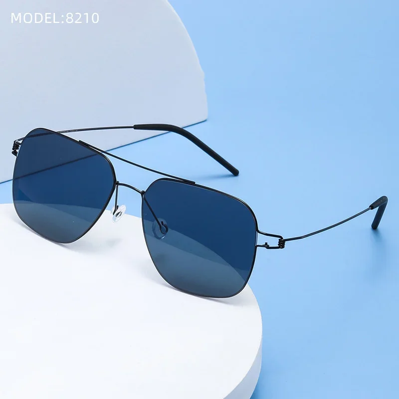 

2022 Denmark Pilot 8210 Sunglasses For Women UV Protection Gafas Men Sun HD Glasses Lightweight Screwless De Grau Original Box