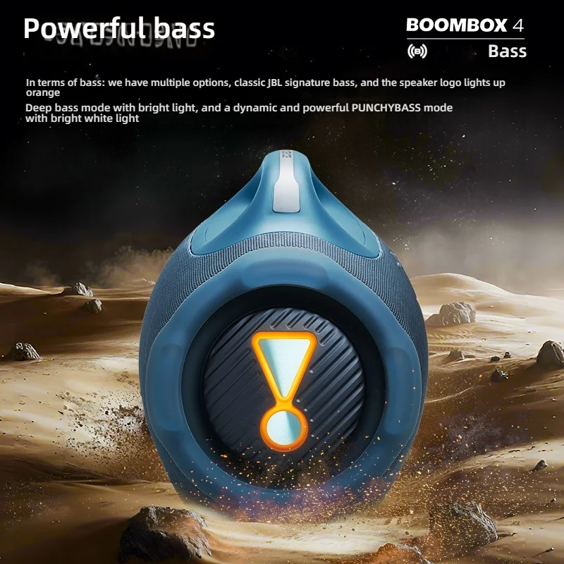 JBL BOOMBOX4 Outdoor Wireless Speaker with Rechargeable Battery for Beach Trips