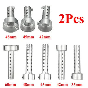 يمكن كاتم الصوت العالمي للدراجات النارية ، DB Killer ، كاتم الصوت ، مزيل الضوضاء ، عادم قابل للتعديل ، فضي ، 35 مم ، 42 مم ، 45 مم ، 48 مم ، 60 مم ، 2 قطعة أعلى 12 مبيعات كاتم صوت العادم دراجة آلية - No6