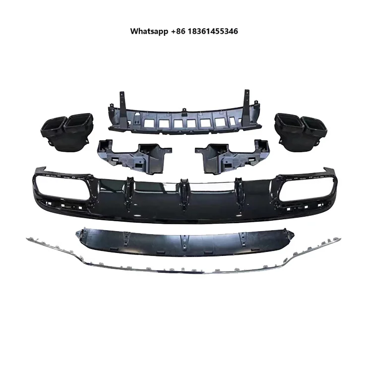 

For S Glass W217 C217 Car Accessories Upgrade to S63 Style Diffuser Spoiler Body Kit Rear Lip