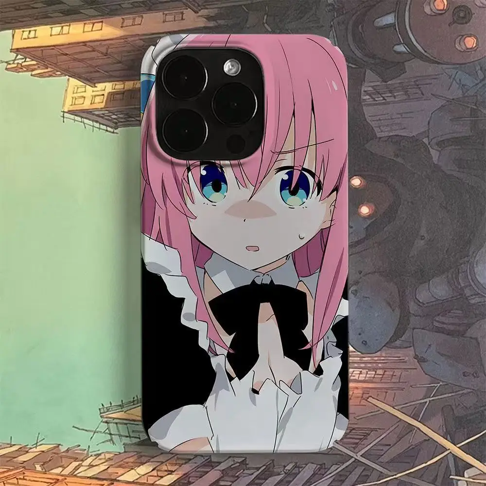 Cute Maid Pink jelly Phone Case For iPhone 11 12 13 14 15 16 17 Pro Max XS X XR Max 7 8 16 Plus 16E Cover