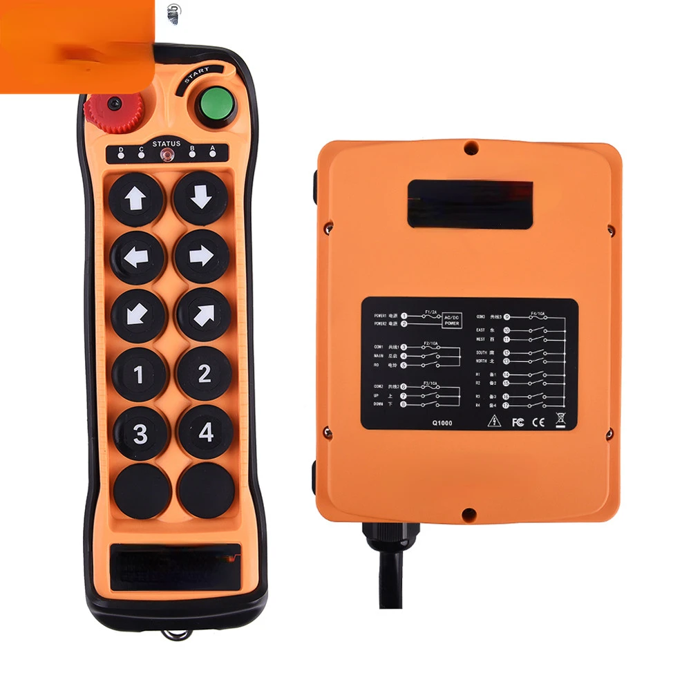 Electric chain hoist 6 channel waterproof wireless remote control switch BUS 485/232