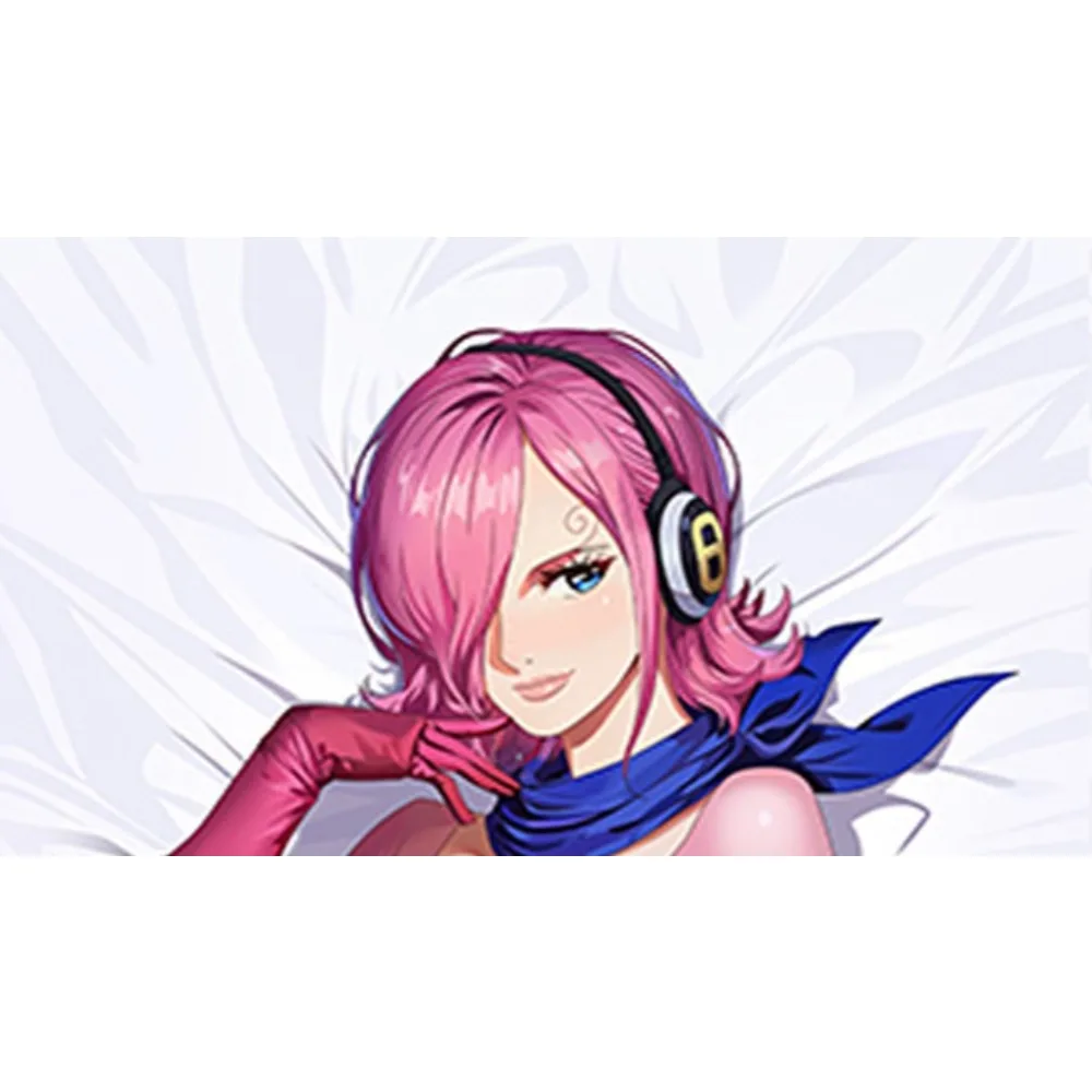 Pink Hair Anime Girl Reiju Decorative Long Body Pillow Cover