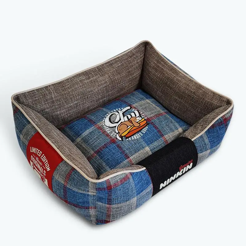 

Teddy Bichon French Bulldog Pet Bed Mat Dog Bed Pad Square Nest Medium Large Size Dog Bedding Pet Supplies Winter Use
