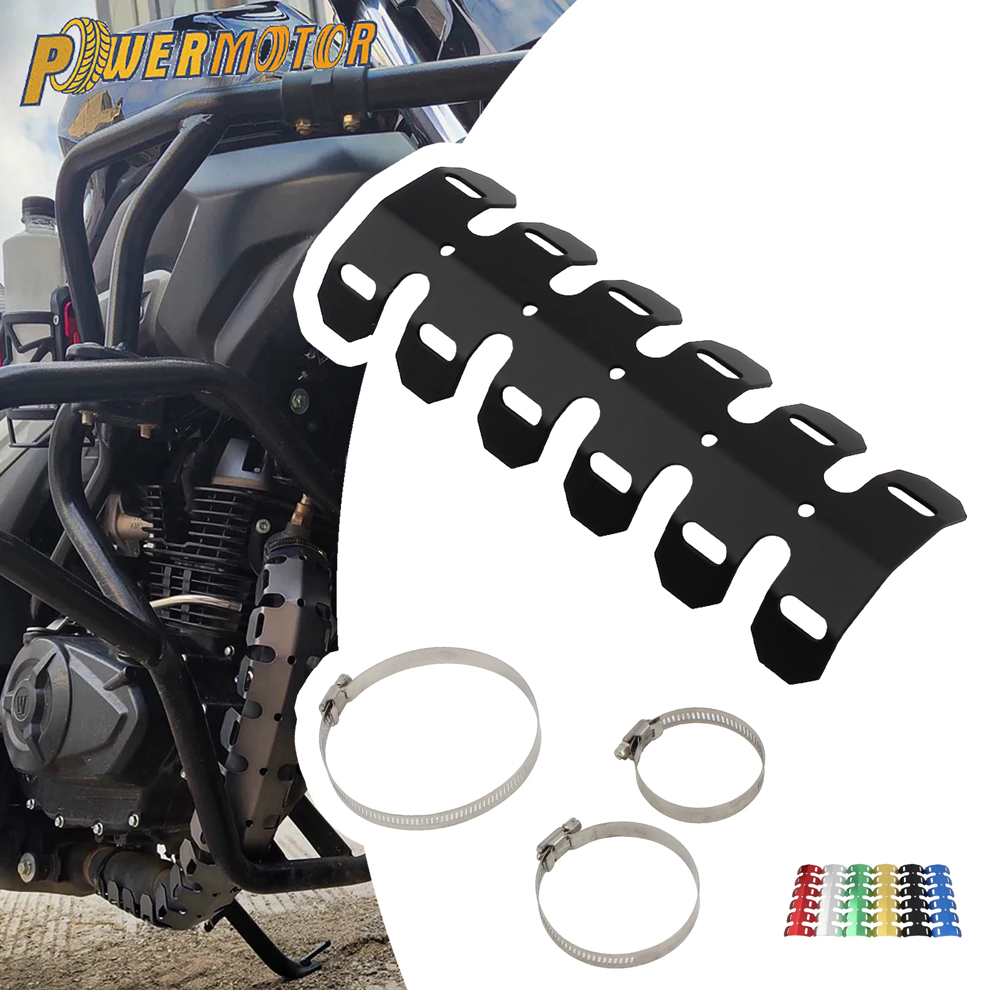 

For KTM EXC EXCF SX SXF XC XCF 125-530 Motorcycle Exhaust Shield Protector Cover Exhaust Pipe Crash For Honda Beta DirtBike Part