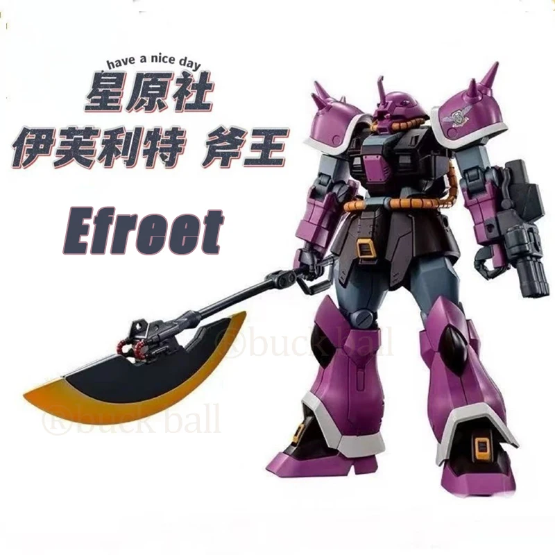 Hg 1/144 Efreet Сборная модель Ms-08tx Nf Efreet Jaeger Фигурка Роботы Наборы ПВХ Статуя Коллекционные игрушки Мех Кукла Подарок для мальчиков