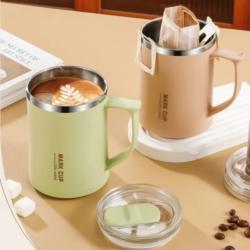 

with Tea Filter Thermal Mug Large Capacity Leak-Proof Insulated Coffee Cup Insulated 304 Stainless Steel Inner Water Cup