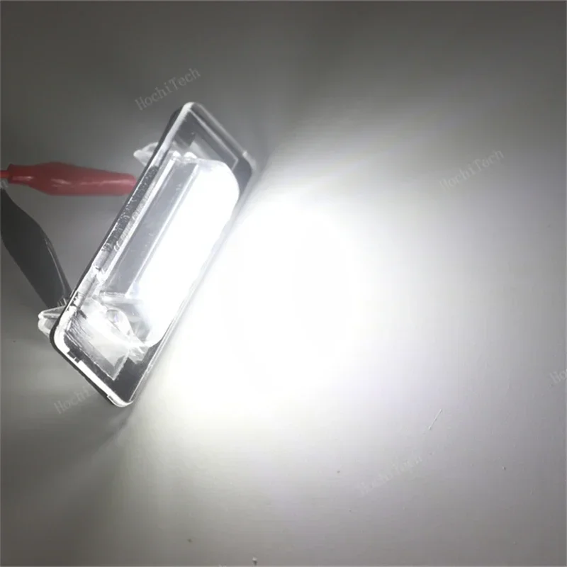 12V LED Number License Plate Light Lamps White CANBUS No Error License Plate Lights For Mercedes Benz E C Class W210 W202 4D AMG