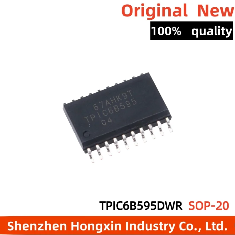 

5 pieces of TPIC6B595DWR SOP-20 7.2MM SMD wide body TPIC6B595 power driver