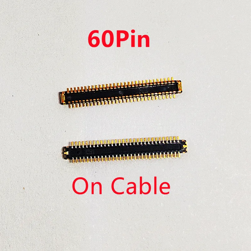 LCD 디스플레이 FPC 커넥터 온보드, 샤오미 홍미 9A 9C, 노트 9, 포코 C3 스크린 플러그, 60 핀, 10 개