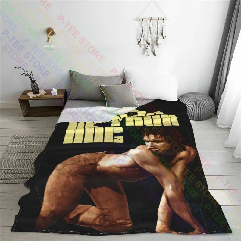 Iggy Pop & The Stooges Now I Wanna Be Your Dog Rock Band Blanket Soft Nap Blanket Camping Blanket