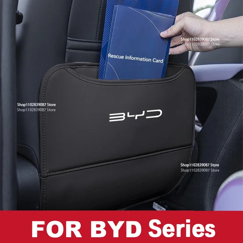 For BYD Han Tang Song DMi EV Qin Dolphin Seagull seat anti-kick mat rear protective mat automotive supplies  car accessories