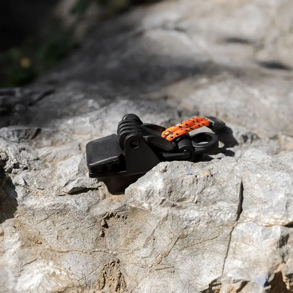 어닝 클램프 텐트 클립 야외 도구 악어 텐트 클립 악어 사원 클램프 고정 플라스틱 클립 텐트 악어 클립