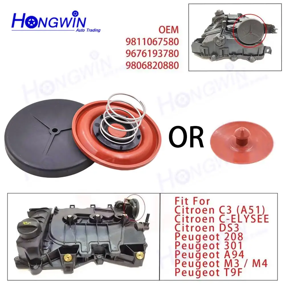 Kit de reparación de tapa de válvula para Citroen C3 A51 C-ELYSEE DS3 Peugeot 301 A94 M3 M4 9811067580 9676193780 9806820880 9811067580