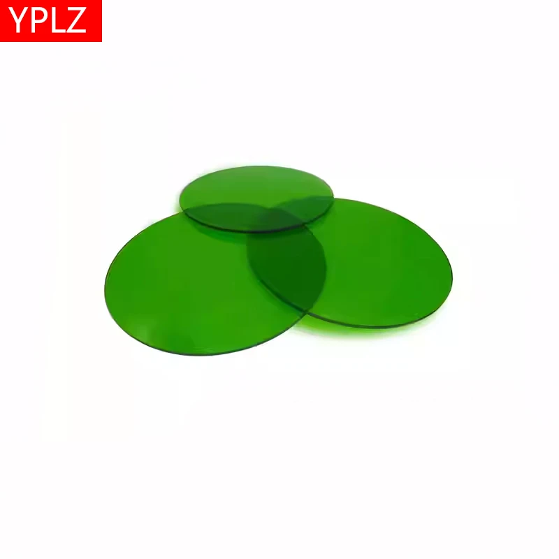 光学グリーンガラスフィルター カラー光学ガラス グリーン光透過 530nm吸収 グリーンカラーフィルター