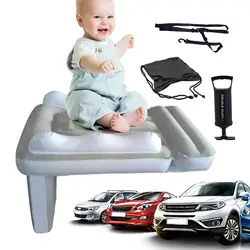 Car Inflatable Baby Airplane Mattress Travel Bed Sleep Air Pad Highspeed Railway Air Cushion Car Camping Interior Accessories