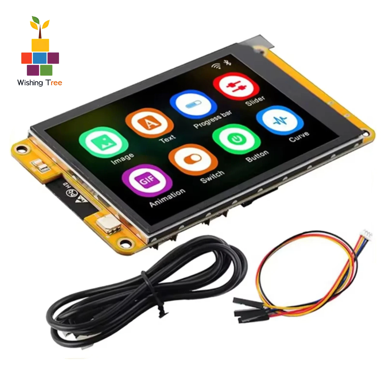 

ESP32-WROOM-32 3,5-дюймовый емкостный сенсорный ЖК-модуль с Wi-Fi/синим зубом 320x480