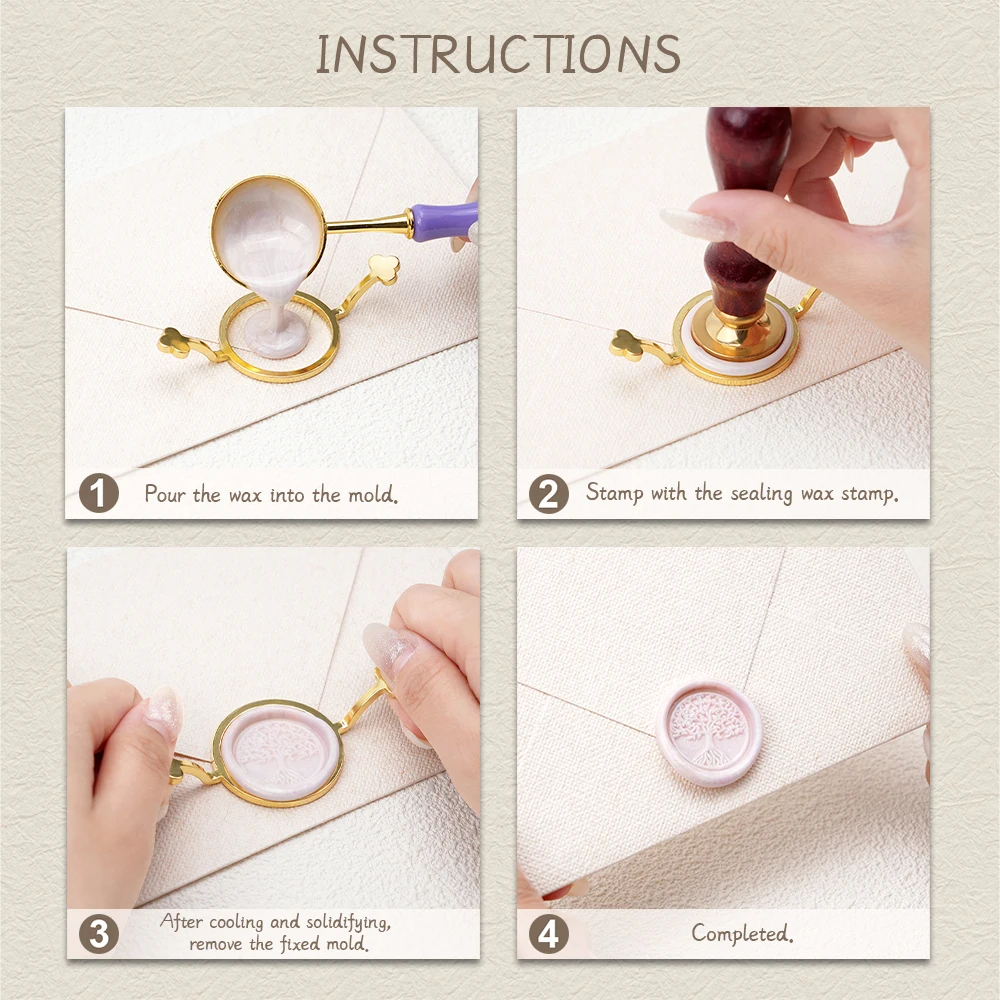 3 Parça Mum Mühür Kalıp Seti - - Wax Seal Stamp Set incelemesi ve fiyatı